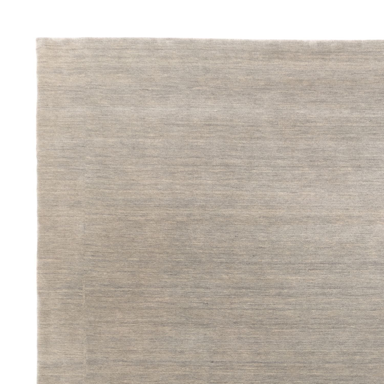 Alfombra Gabbeh - Loribaft Softy cuadrado  - 250 x 250 cm - plata