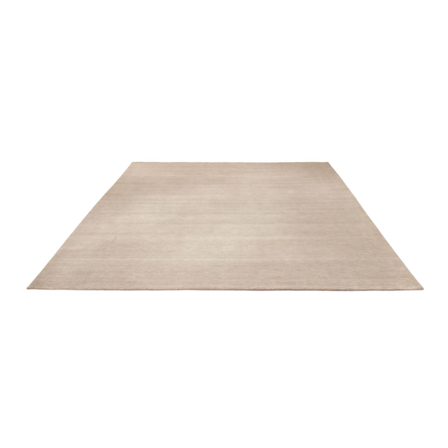 Alfombra Gabbeh - Loribaft Softy cuadrado  - 250 x 250 cm - plata