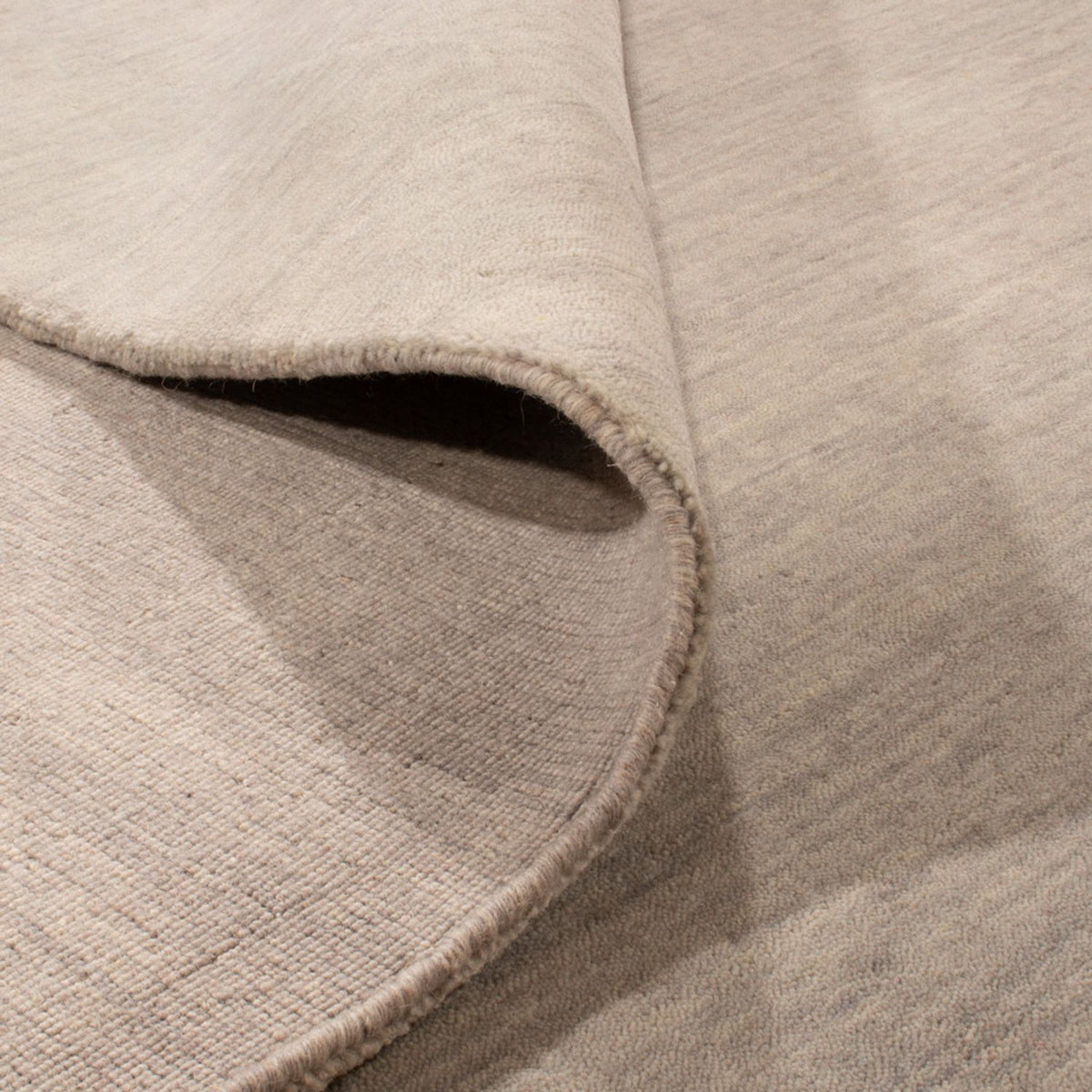 Alfombra Gabbeh - Loribaft Softy cuadrado  - 250 x 250 cm - plata