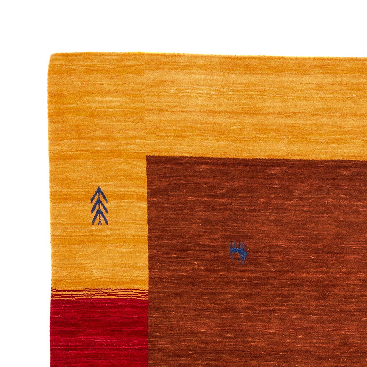 Alfombra Gabbeh - Loribaft Softy - 240 x 170 cm - marrón