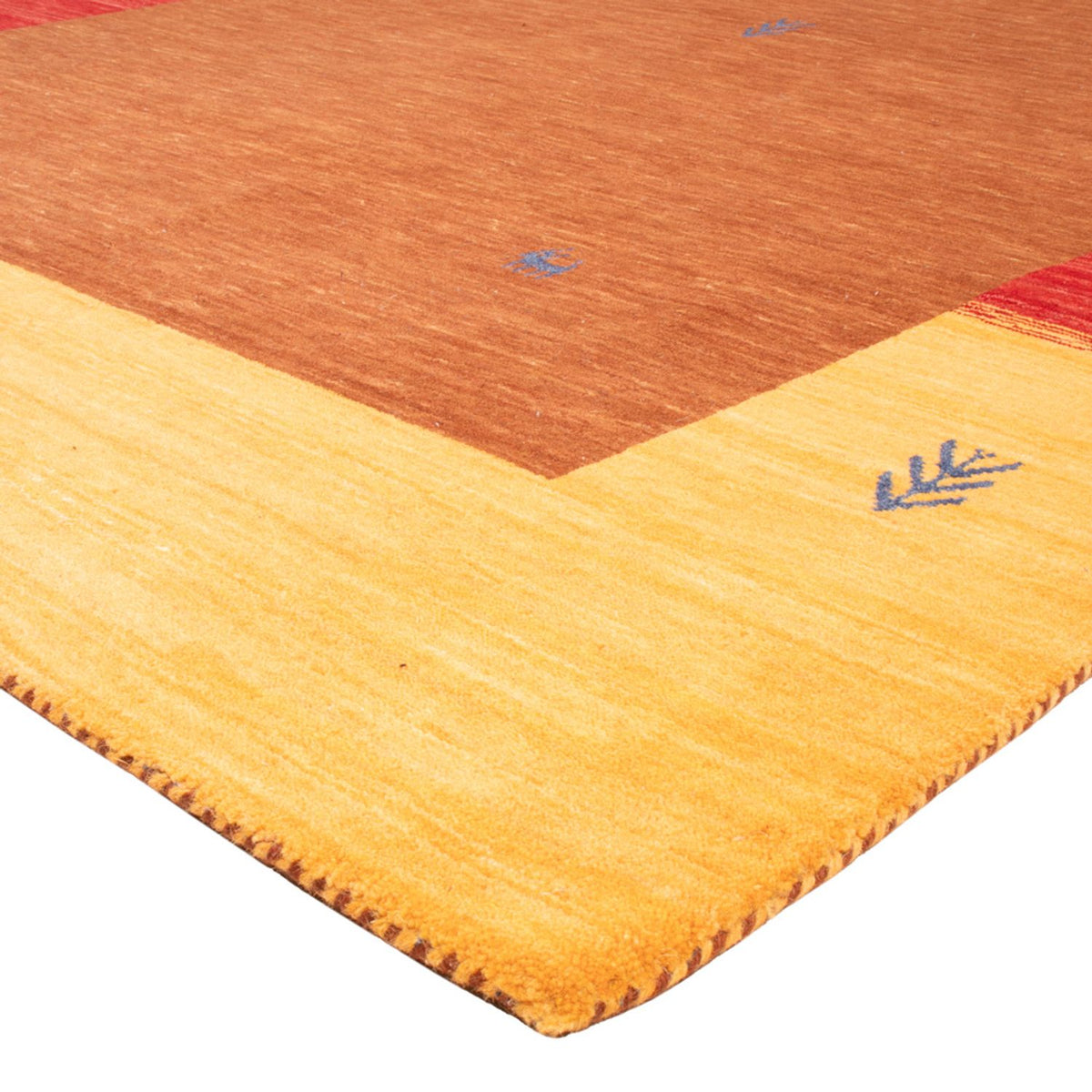 Alfombra Gabbeh - Loribaft Softy - 240 x 170 cm - marrón