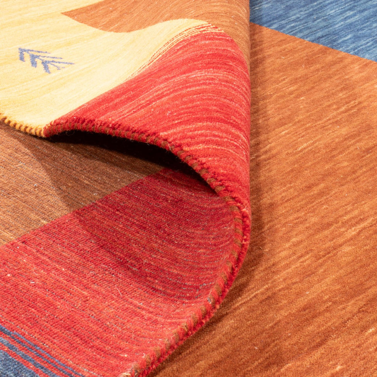 Alfombra Gabbeh - Loribaft Softy - 240 x 170 cm - marrón