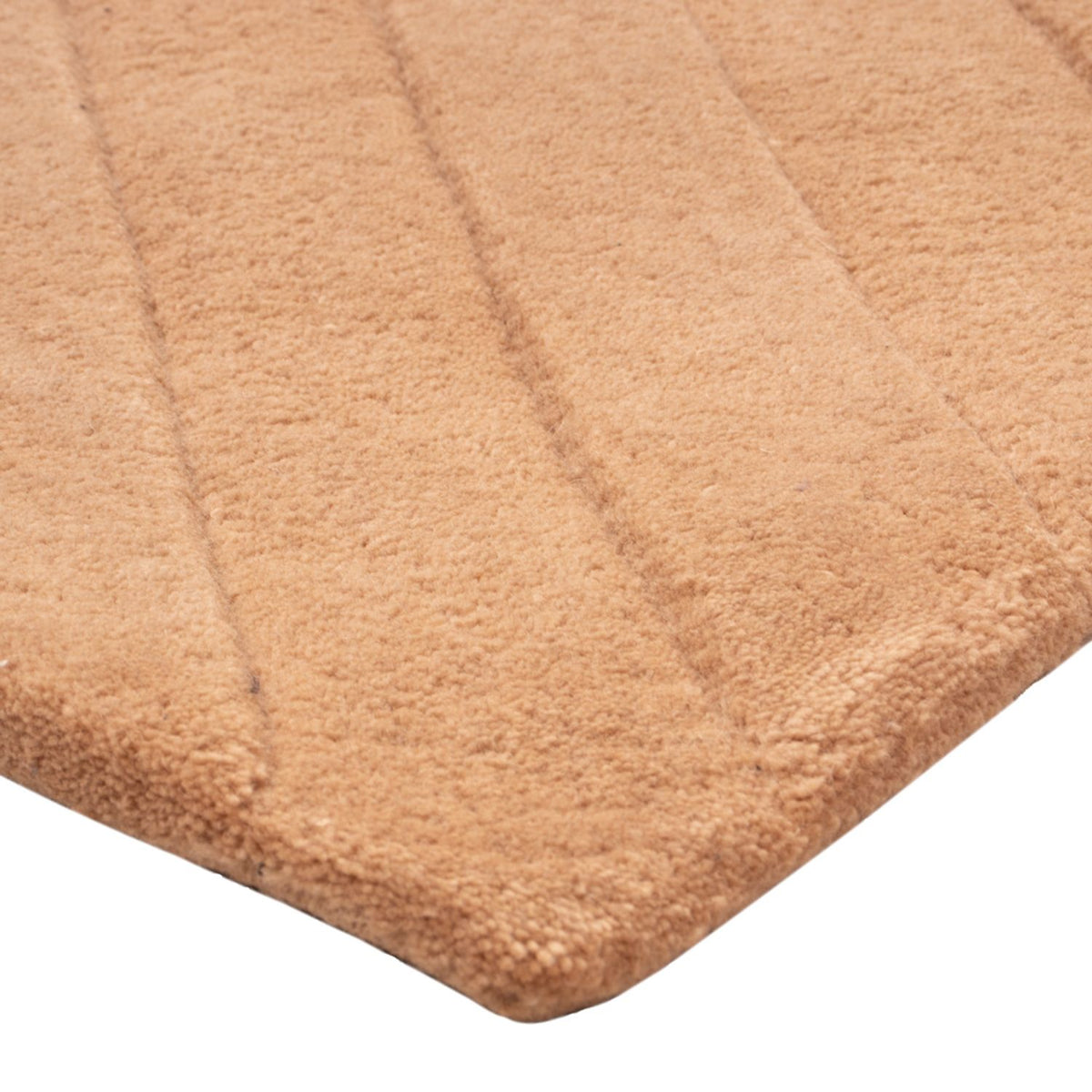 Alfombra de lana - 90 x 60 cm - salmón