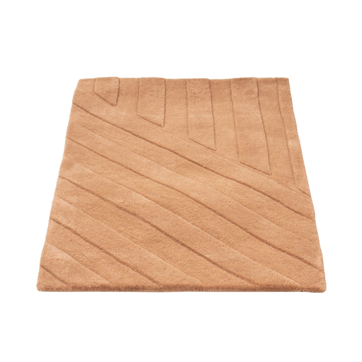 Alfombra de lana - 90 x 60 cm - salmón