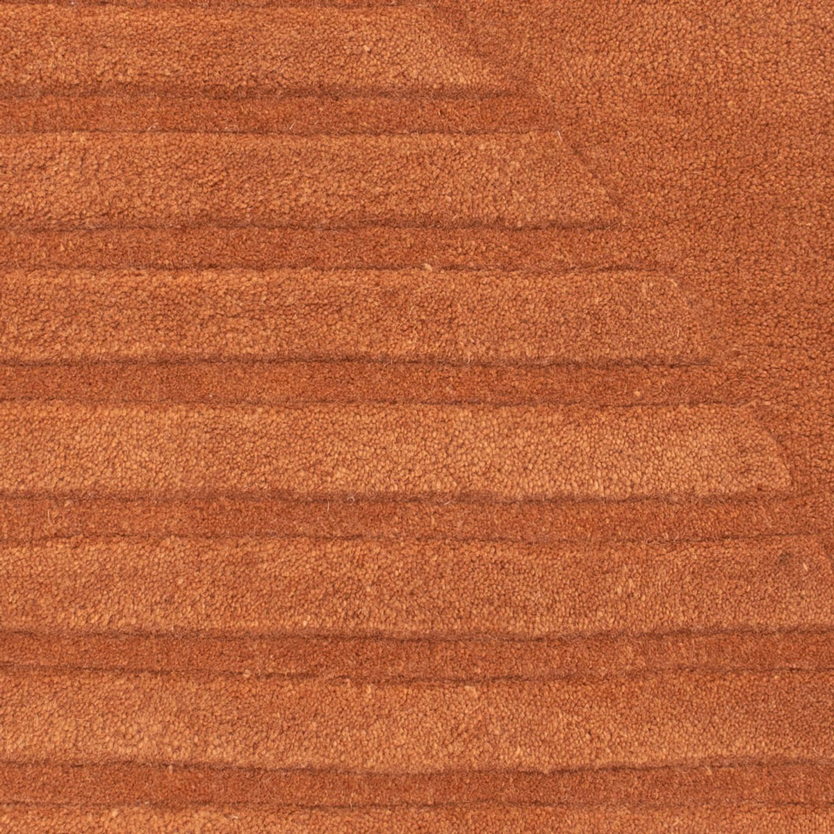 Alfombra de lana - 90 x 60 cm - marrón