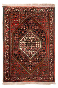 Alfombra persa - Bidjar - 102 x 74 cm - rojo