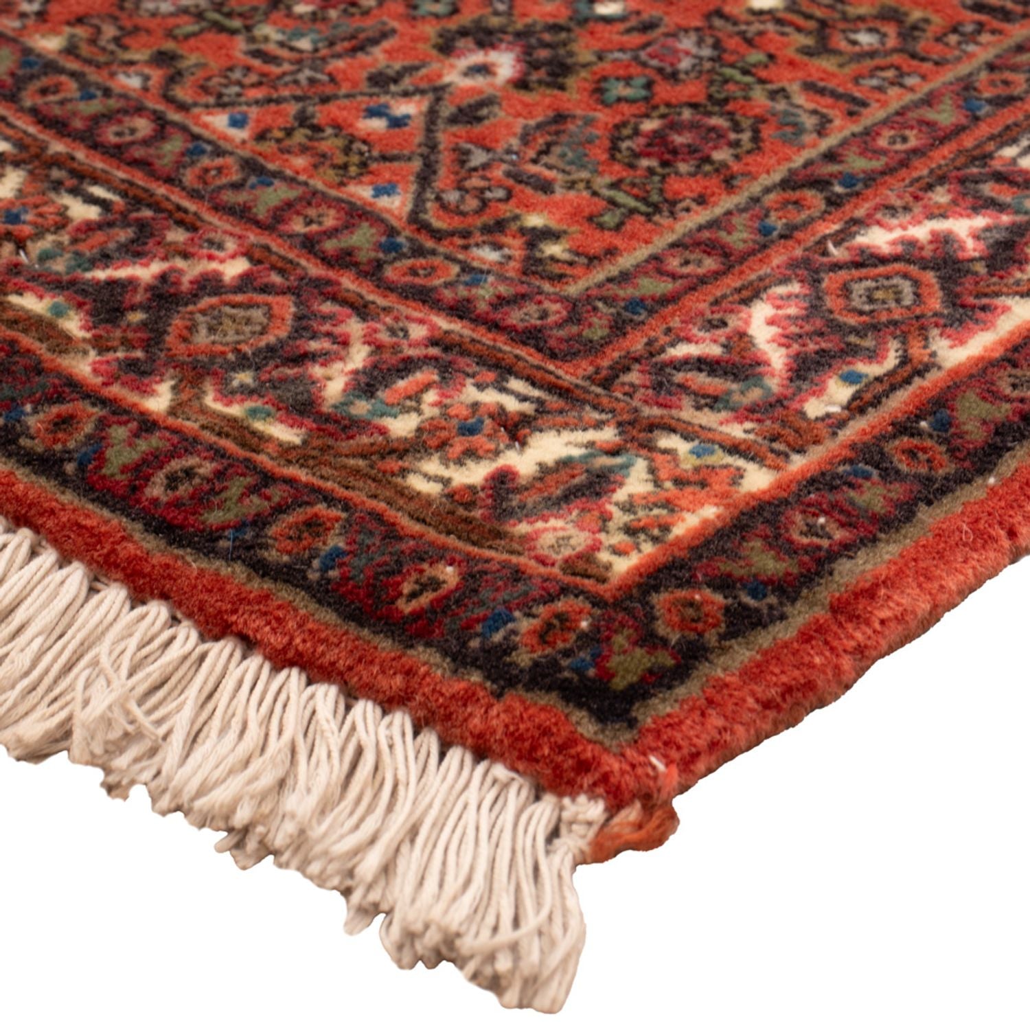 Alfombra persa - Bidjar - 102 x 74 cm - rojo