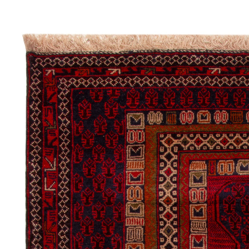 Alfombra Belutsch - 138 x 91 cm - rojo