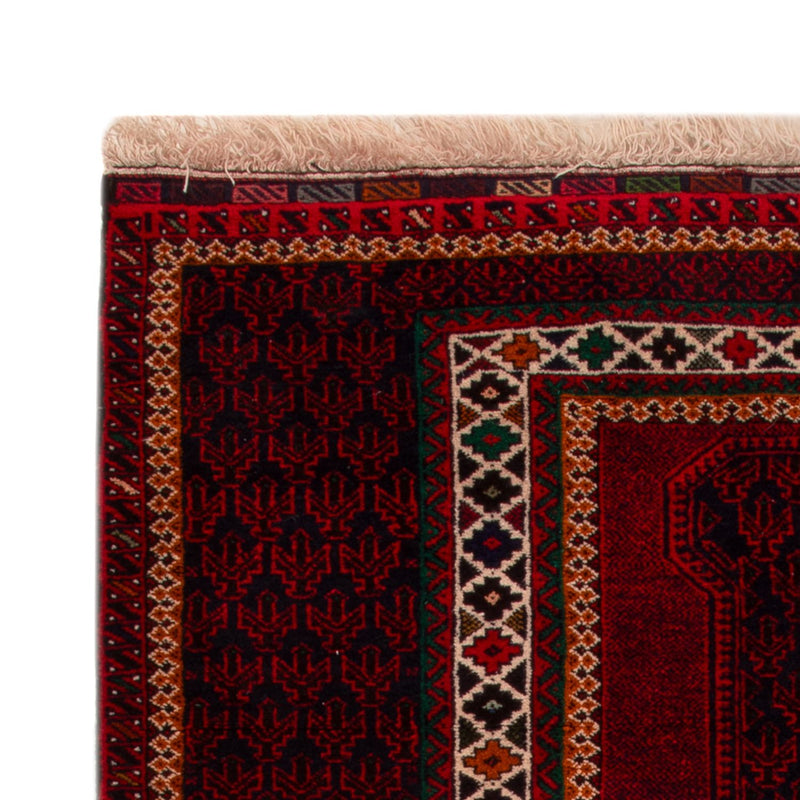 Alfombra Belutsch - 148 x 96 cm - rojo