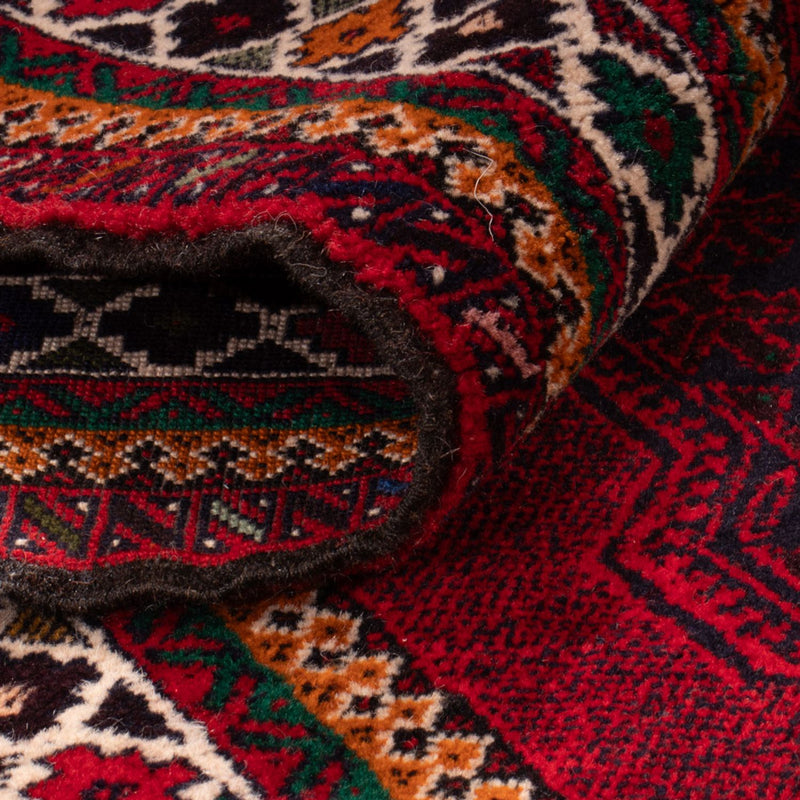 Alfombra Belutsch - 148 x 96 cm - rojo