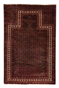 Alfombra Belutsch - 140 x 102 cm - rojo