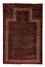 Alfombra Belutsch - 140 x 102 cm - rojo