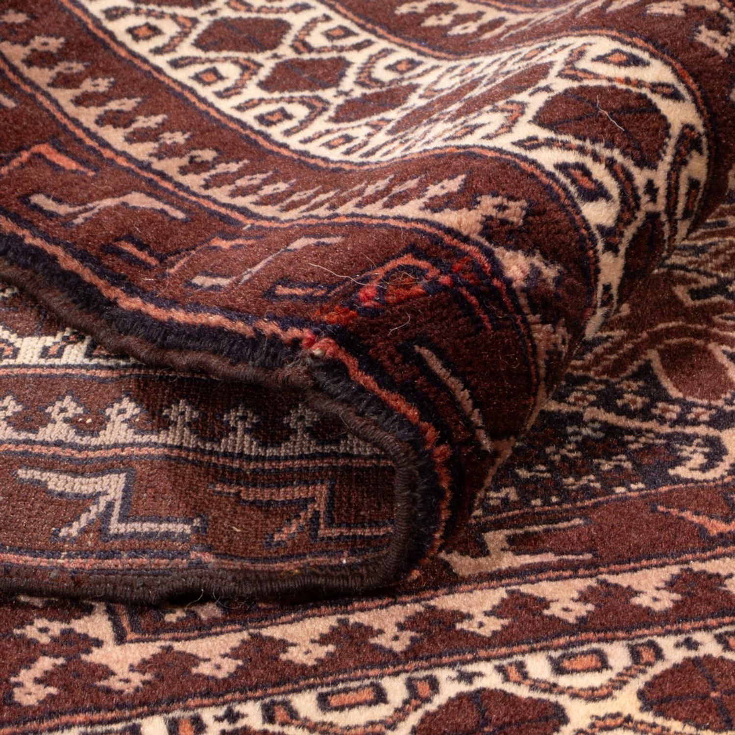 Alfombra Belutsch - 140 x 102 cm - rojo