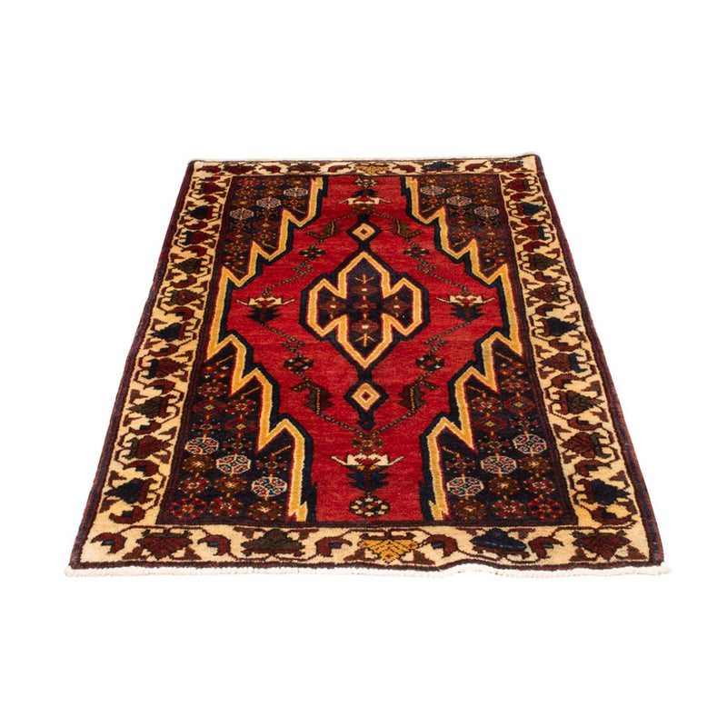 Alfombra persa - Nómada - Miana - 137 x 83 cm - rojo