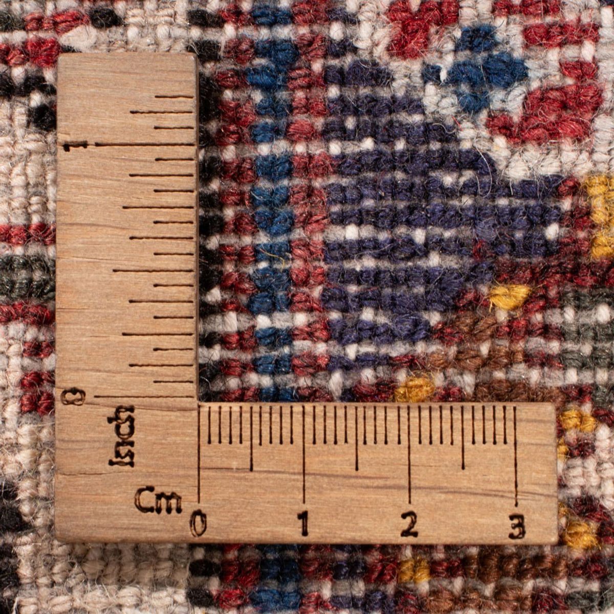 Alfombra persa - Nómada - Miana - 137 x 83 cm - rojo