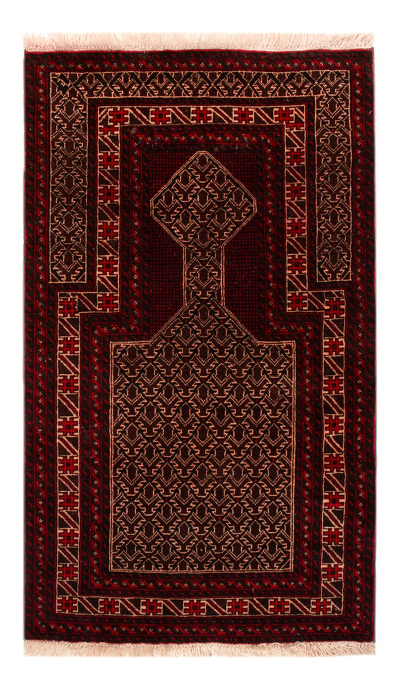 Alfombra Belutsch - 150 x 89 cm - rojo
