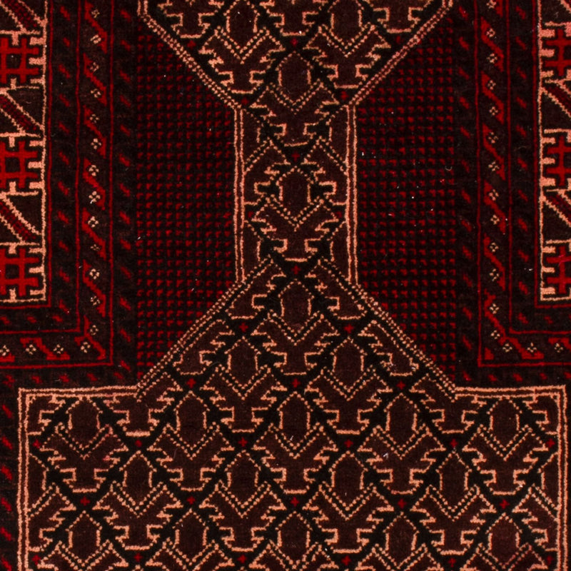 Alfombra Belutsch - 150 x 89 cm - rojo