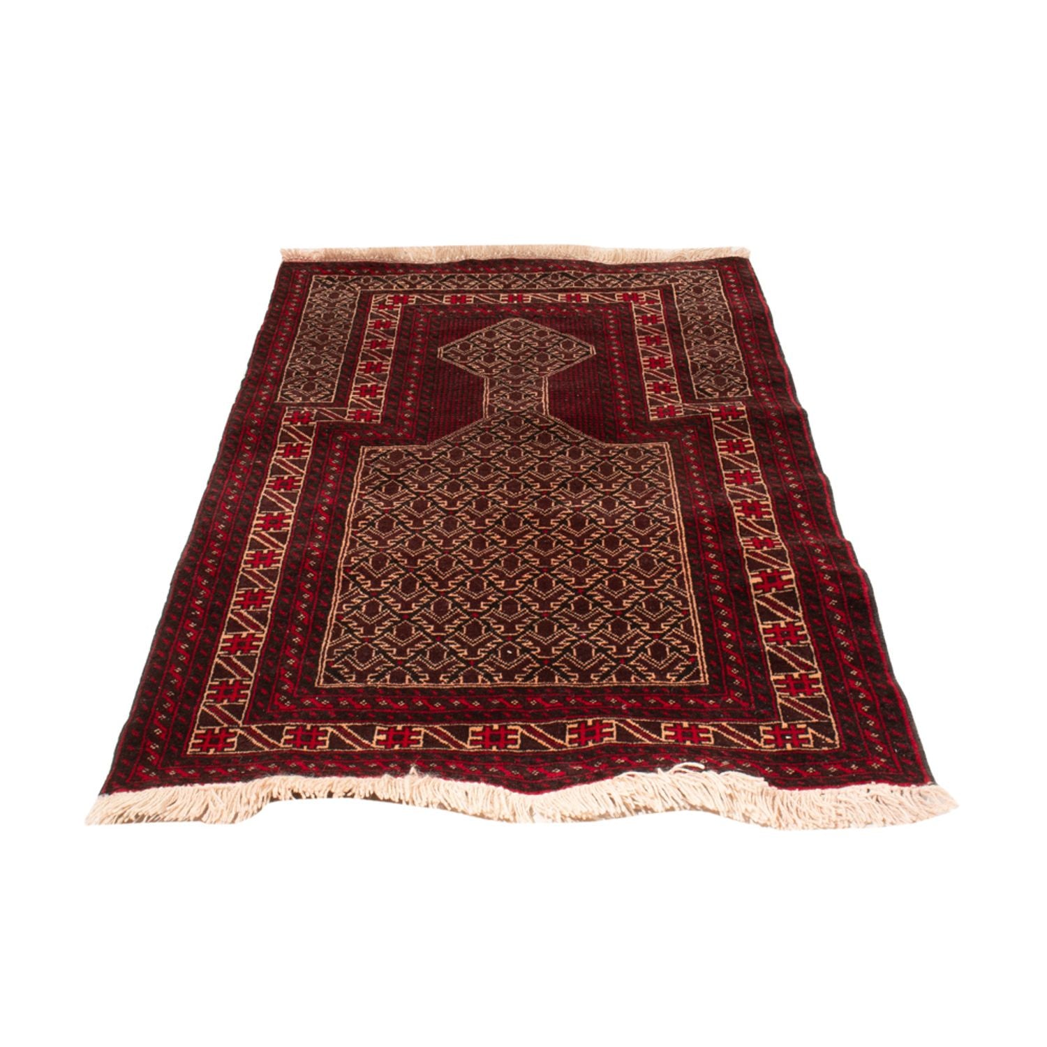 Alfombra Belutsch - 150 x 89 cm - rojo