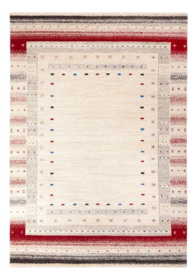 Alfombra Gabbeh - Loribaft Indus - 242 x 168 cm - crema