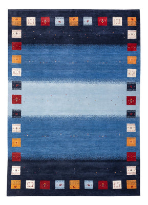 Alfombra Gabbeh - Loribaft Indus - 240 x 169 cm - azul