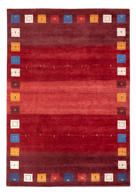 Alfombra Gabbeh - Loribaft Indus - 245 x 170 cm - rojo
