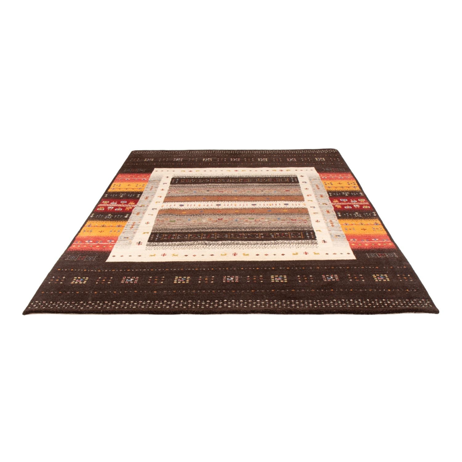Alfombra Gabbeh - Loribaft Indus - 240 x 169 cm - multicolor
