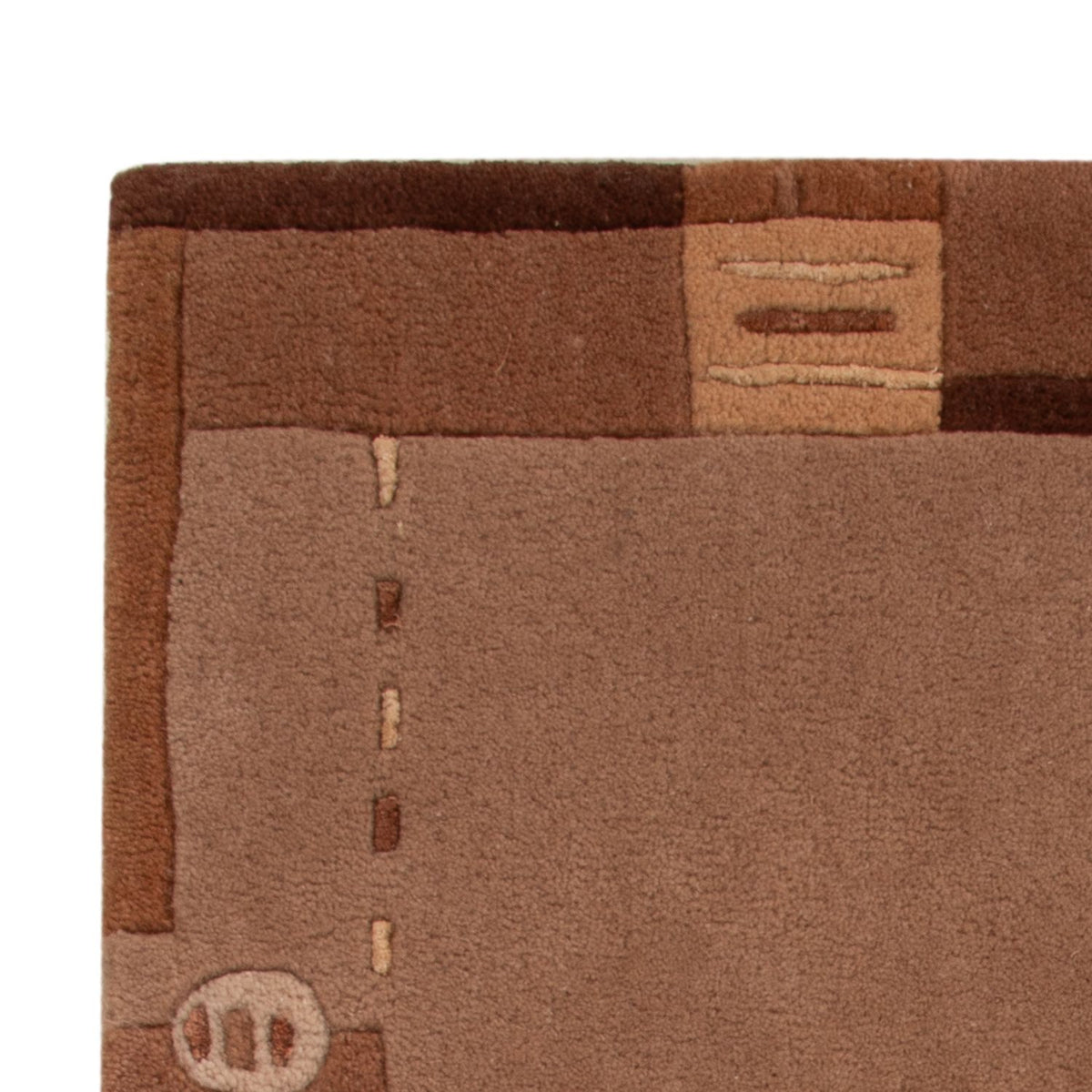 Alfombra de Nepal - 90 x 60 cm - marrón