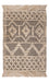 Alfombra de lana - 58 x 46 cm - blanco y negro