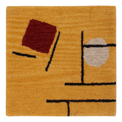Alfombra de lana 47x47cm - Alfombra de lana