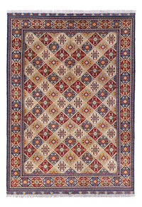 Alfombra afgana - 355 x 250 cm - beige claro