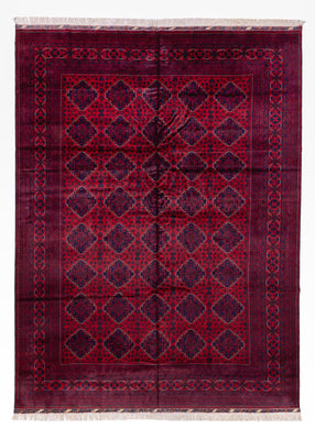 Alfombra afgana - 346 x 241 cm - rojo