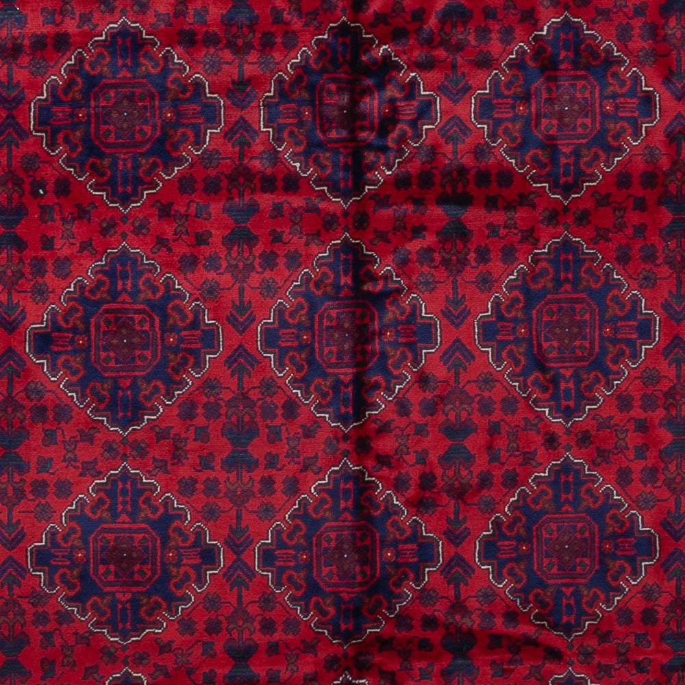 Alfombra afgana - 346 x 241 cm - rojo