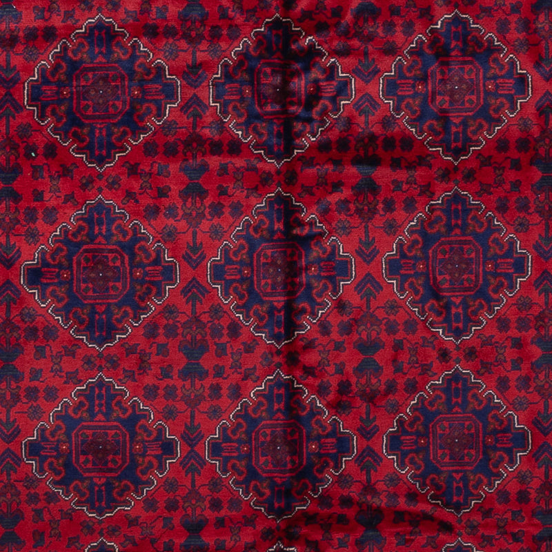 Alfombra afgana - 346 x 241 cm - rojo