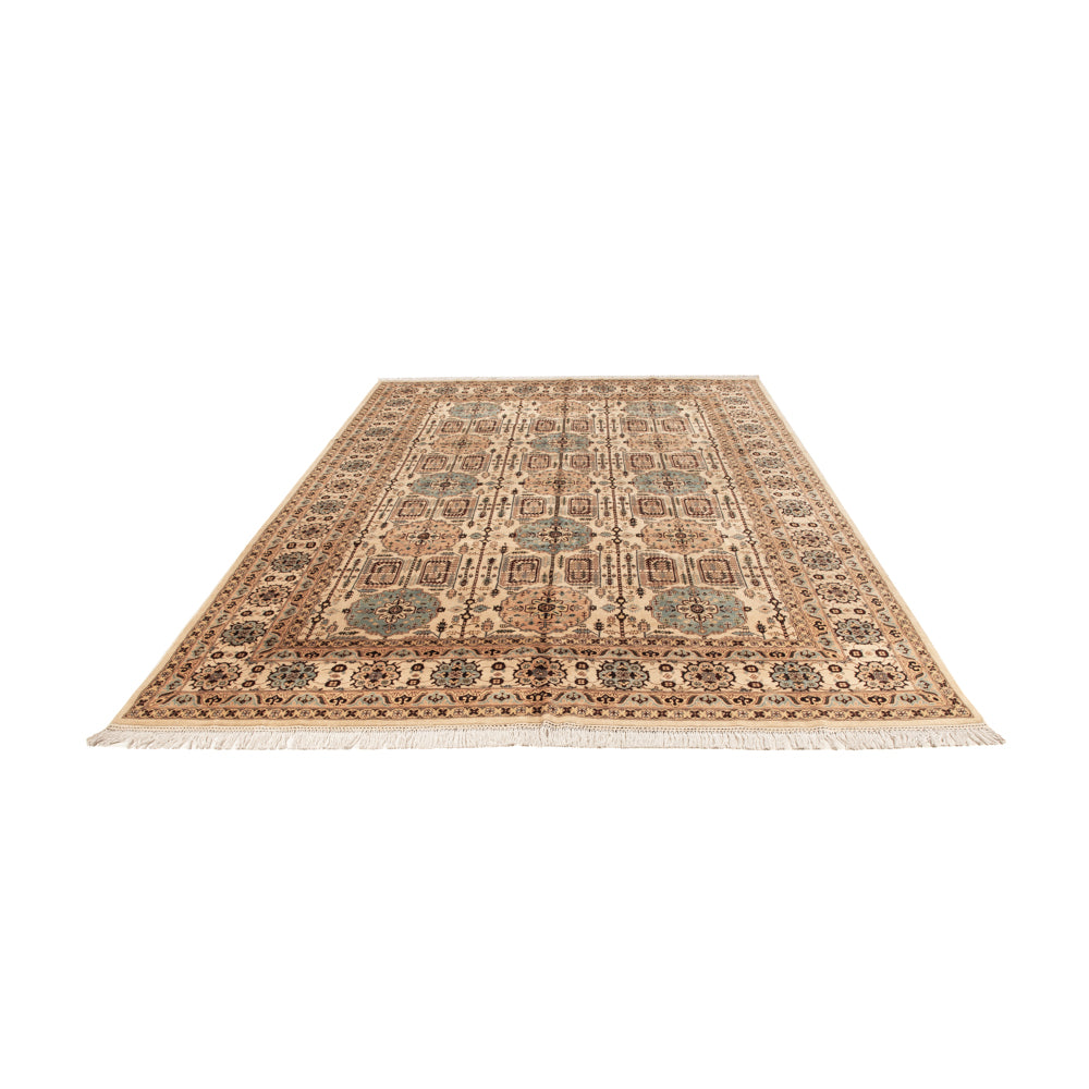 Alfombra afgana - 346 x 245 cm - beige claro