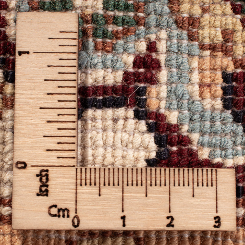 Alfombra afgana - 346 x 245 cm - beige claro