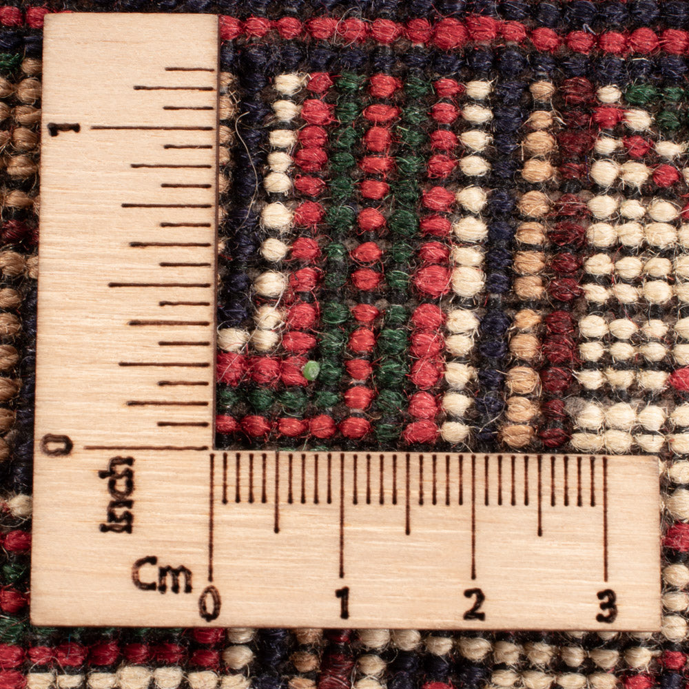 Alfombra afgana - 198 x 152 cm - multicolor