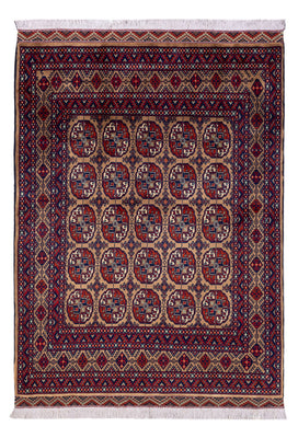 Alfombra afgana - 195 x 148 cm - beige oscuro