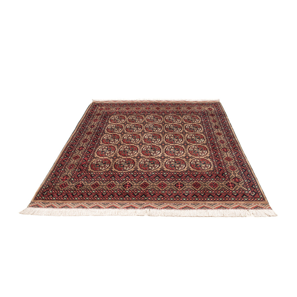 Alfombra afgana - 195 x 148 cm - beige oscuro