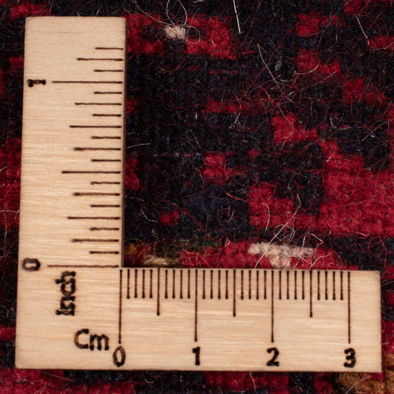 Alfombra afgana - Bukhara - 209 x 132 cm - rojo oscuro