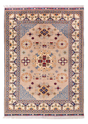 Alfombra afgana - 200 x 150 cm - beige