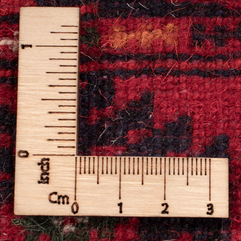 Alfombra afgana - Bukhara - 194 x 133 cm - rojo oscuro