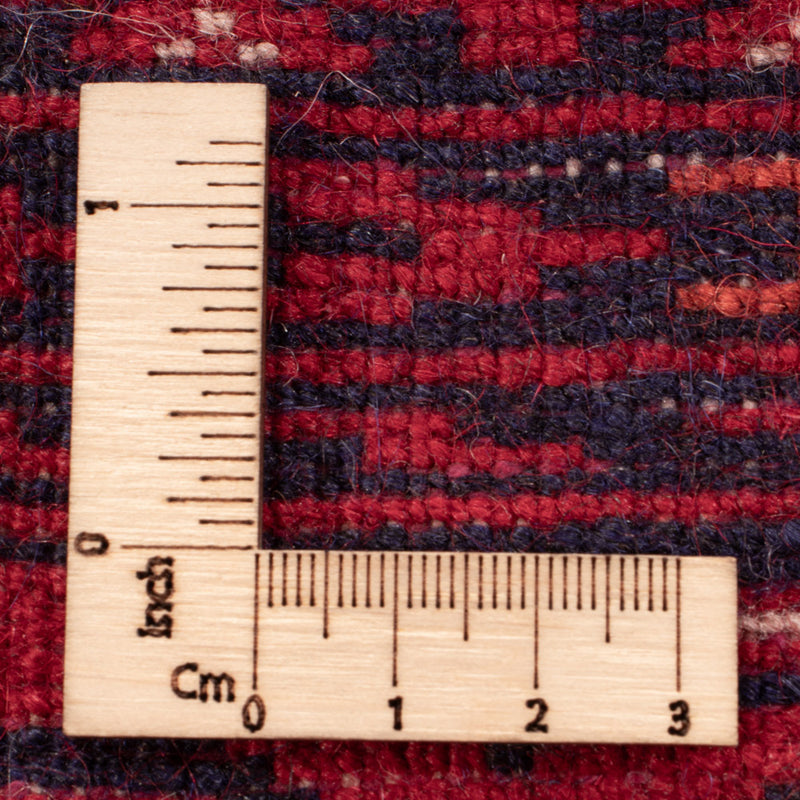 Alfombra afgana - Bukhara - 196 x 133 cm - rojo oscuro