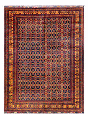 Alfombra afgana - 388 x 286 cm - beige oscuro