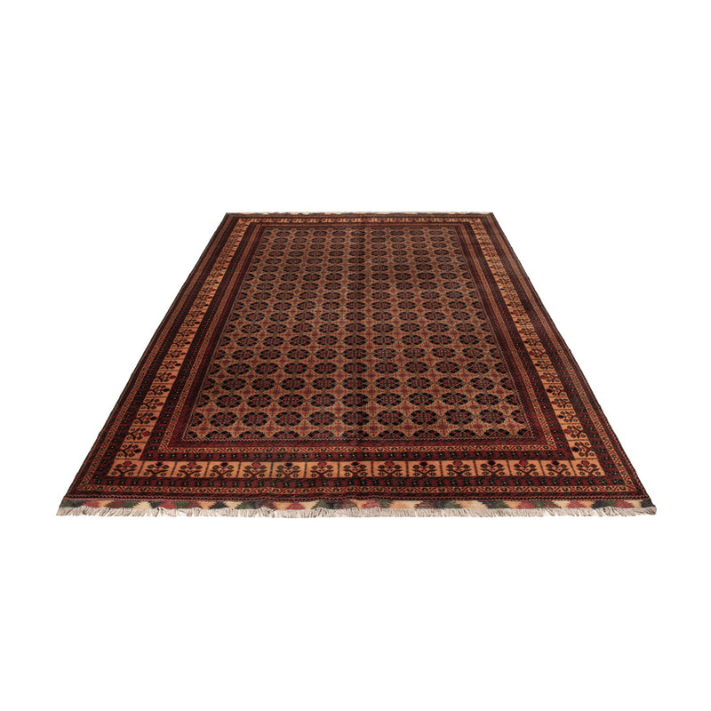 Alfombra afgana - 388 x 286 cm - beige oscuro