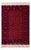 Alfombra afgana - Bukhara - 189 x 133 cm - rojo oscuro