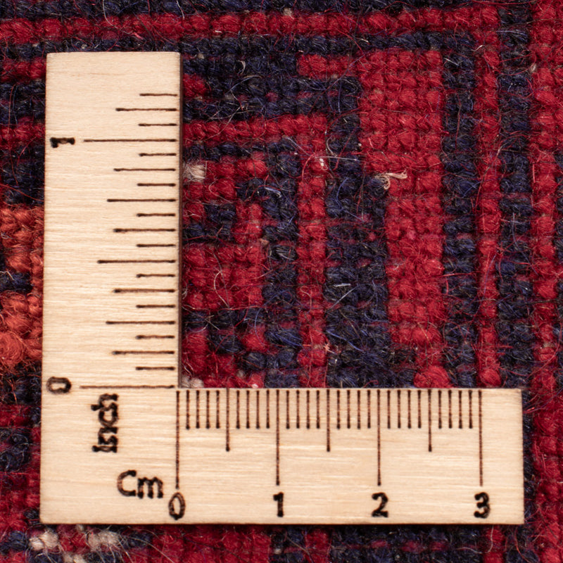 Alfombra afgana - Bukhara - 189 x 133 cm - rojo oscuro