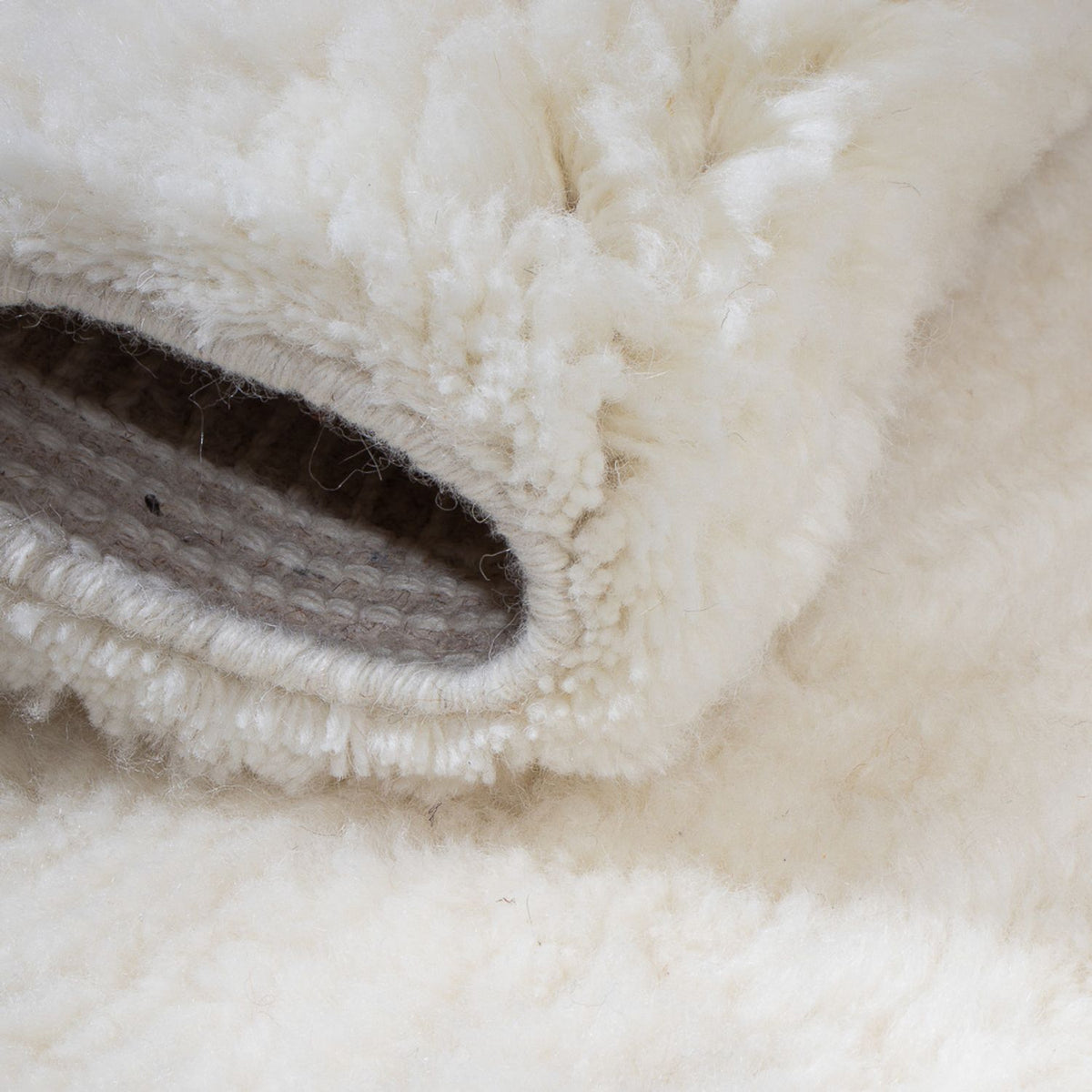 Alfombra de pasillo Alfombra Gabbeh - Indus - 100 x 66 cm - gris claro