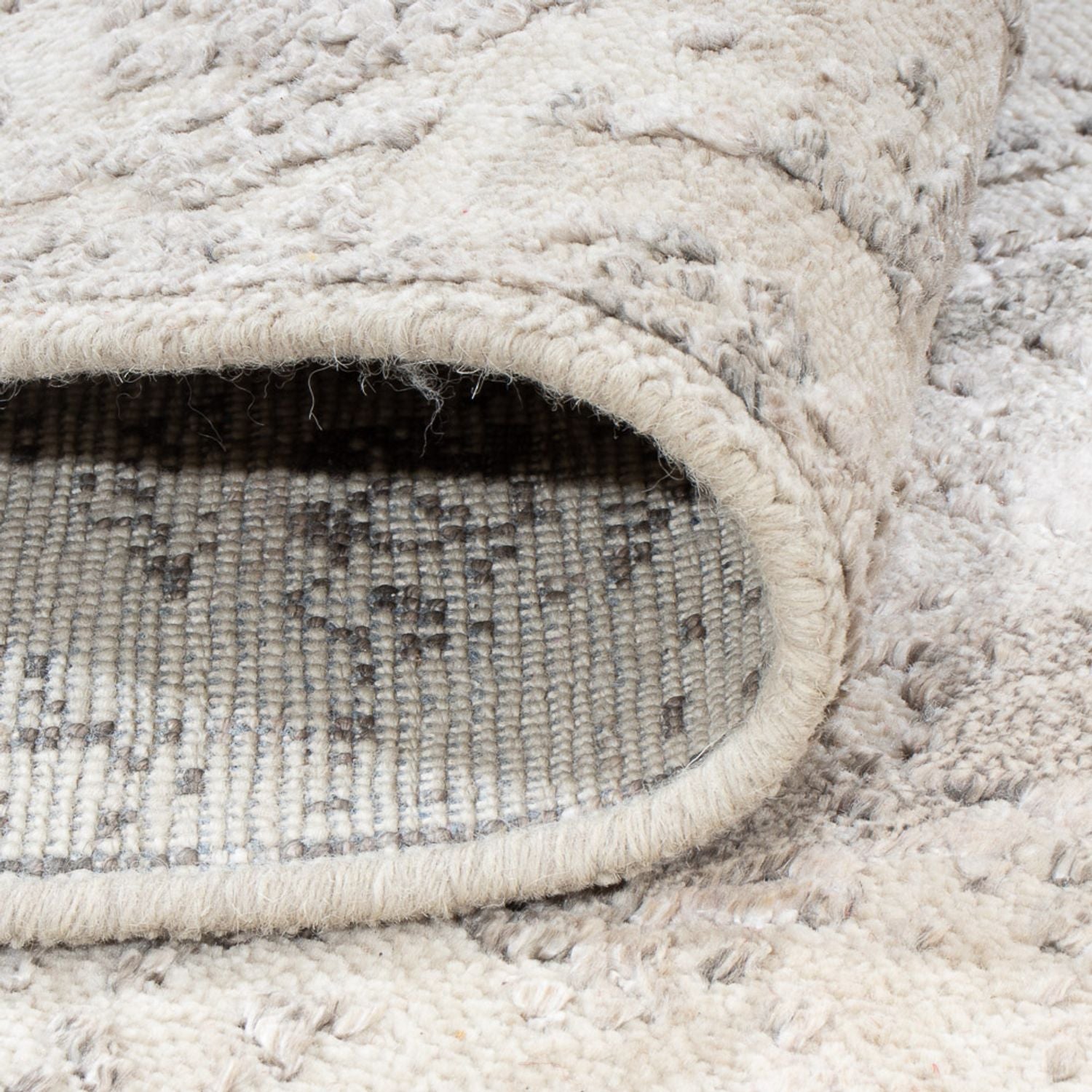 Alfombra de diseño - 197 x 154 cm - beige