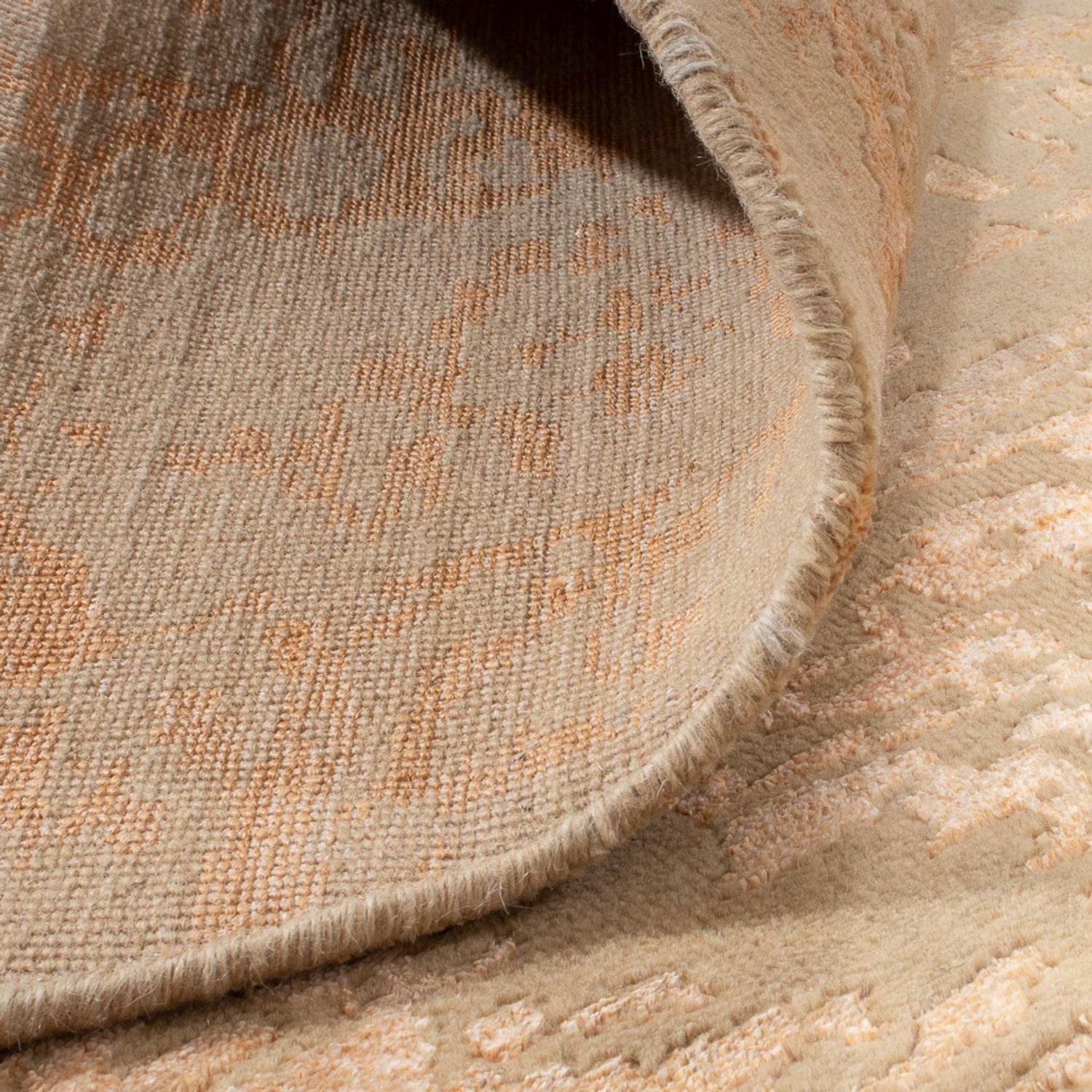 Alfombra de diseño cuadrado  - 249 x 247 cm - beige