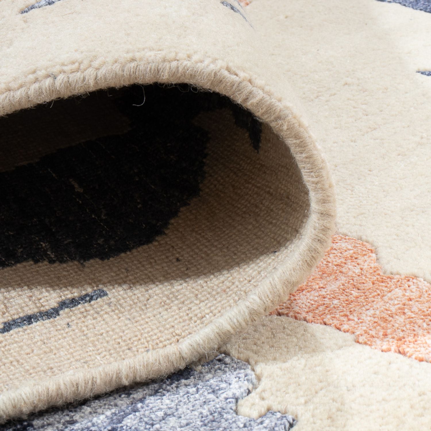 Alfombra de diseño - 272 x 178 cm - beige